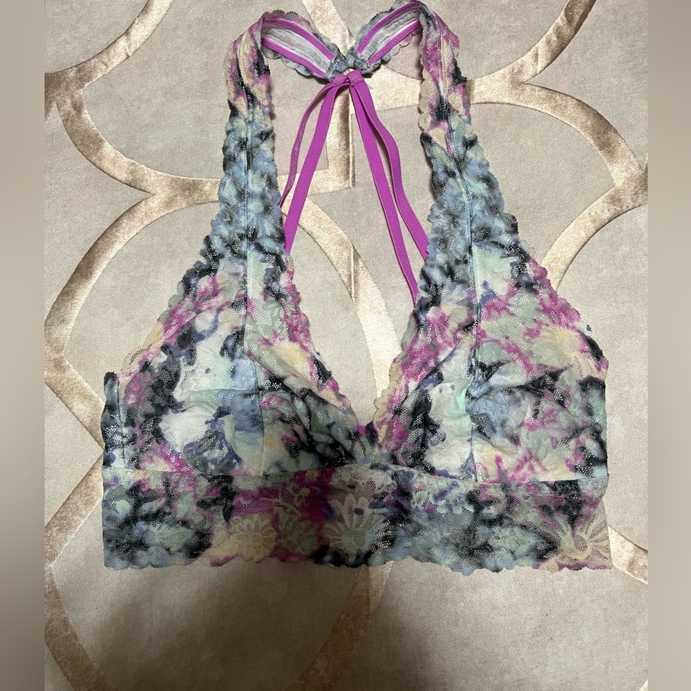 VS Pink tie-dye bralette